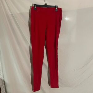 Red jeggings